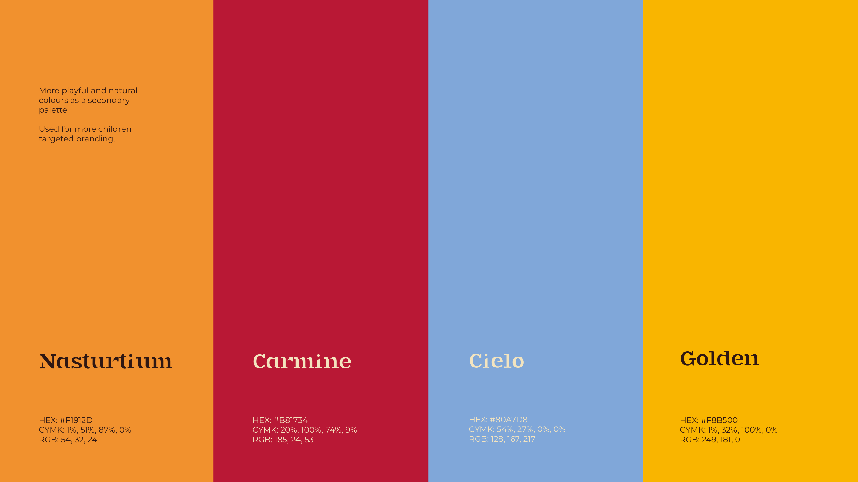 Second colour palette